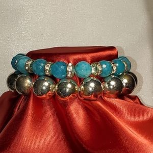 2 stretchy  bracelets